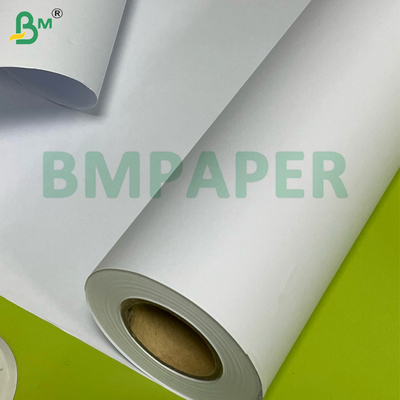 80gsm 610*50m 무코팅 백색 잉크 흡수력 우수 CAD 플로터 용지