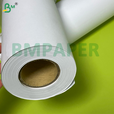 80gsm 610*50m 무코팅 백색 잉크 흡수력 우수 CAD 플로터 용지