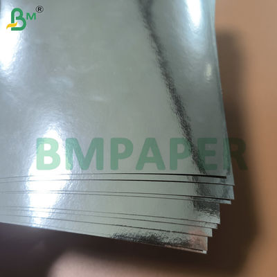 실버 포일 미러 카드 스톡 종이 일면 금속 종이 시트