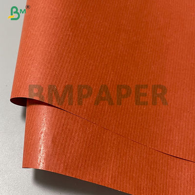 65gsm Red Good Tensile Strength Stripped Kraft Paper Sheets