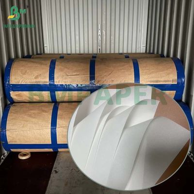스크래치 방지 40gr 45gr LCD 패널 유리 인터리빙 페이퍼 롤