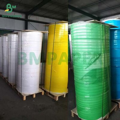 80gm 흰색 CB 그리고 56gm 노란색 CF 탄소 없는 NCR 종이 22x34