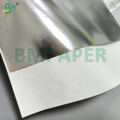 맥주병 라벨 베이스 종이 한 면 은색 & 금색 한 면 흰색