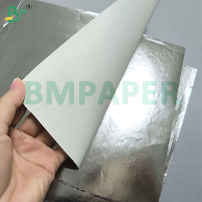 맥주병 라벨 베이스 종이 한 면 은색 & 금색 한 면 흰색