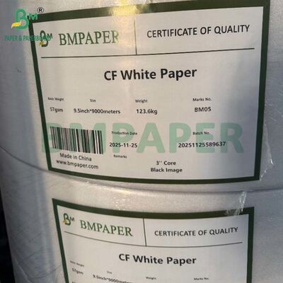 좋은 이미지 강도 52gsm 55gsm 58gsm 흑색 잉크 감압 복사지