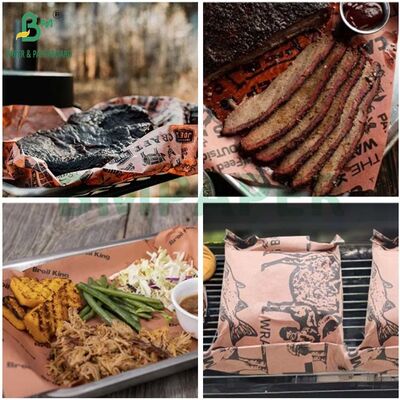 내열성 65gr 70gr 핑크 브라운 화이트 냉동고 정육점 종이 롤