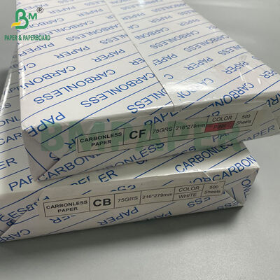 60GSM 밝은 흰색 CB CF 무탄소 용지 216 x 279mm 레이저 프린터용