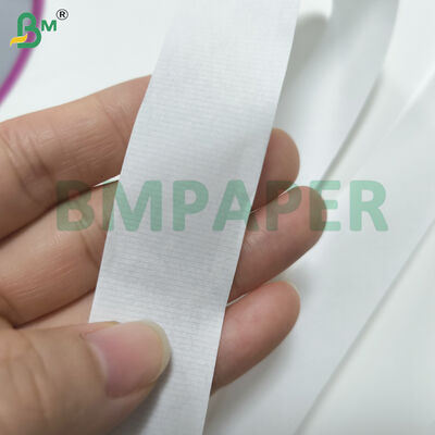 높은 공기 투명성 텍스처 종이 25gsm 담배 제조를 위한 미리 자른 작은 롤