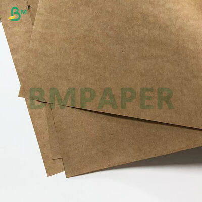 70-85g 100% 처녀 나무 펄프 크래프트 갈색 찢어지지 않는 밀가루 / 시멘트 포장 종이