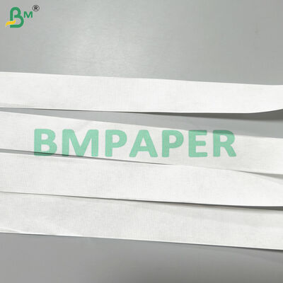 리버드 담배 종이 롤 슬리트 30mm 너비 25gsm 흰색 산업 담배 포장 종이