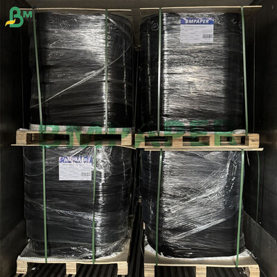 48 인치 x 100 피트를 감싸는 꽃을 위한 80gsm 90gsm 검정 크래프트 종이 롤
