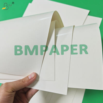 패스트 푸드 400 x 500mm 포장을 위한 300gsm +15g PE 코팅 흰색 도시락 종이