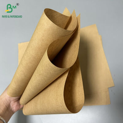 70gm 80gm 버진 브라운 컬러 세크 Kraft Paper For Shop Bags 80cm 90cm