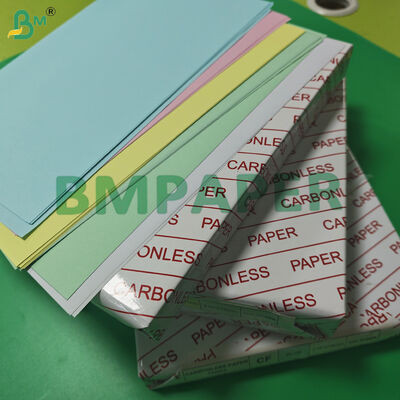 80gm NCR CFB 노란색 분홍색 탄소 없는 종이 디지털 인쇄 216 x 279mm
