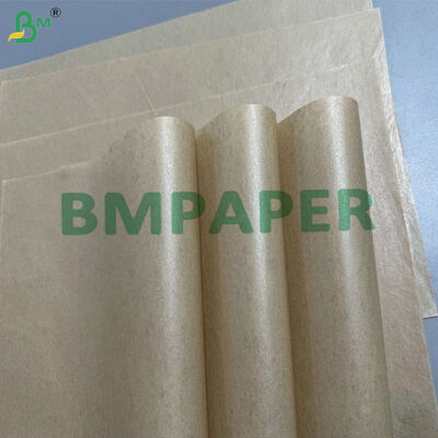방수 및 방유 맞춤 인쇄 35-50gsm Kraft + 6-15gsm PE 코팅 Kraft 종이 브랜드 일회용 식기 포장용