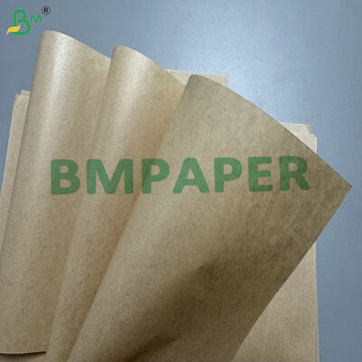 방수 및 방유 맞춤 인쇄 35-50gsm Kraft + 6-15gsm PE 코팅 Kraft 종이 브랜드 일회용 식기 포장용