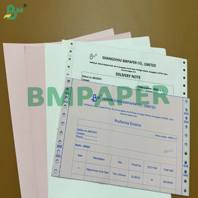 화폐 및 영수증용으로 흰색 분홍색 2 플라이 3 플라이 70gm A4 탄소 없는 복사용 종이