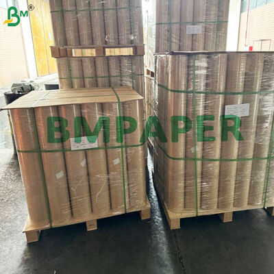브라운 마스킹 페이퍼 롤 18인치 450mm x 180m 50gsm 자동차 도장 스프레이 페인팅
